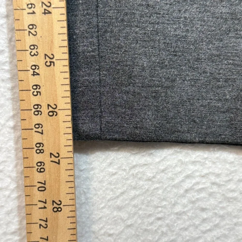 J.Jill Pants Womens Large Grey Ponte Slim Leg Stretch Rayon Blend Slacks Career - Picture 4 of 7